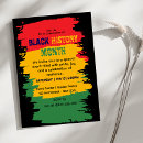 Search for black history invitations African
