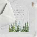 Search for pine tree wedding invitations Evergreen trees