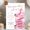 Search for cake birthday invitations For her