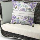 Search for purple flower cushions Feminine