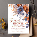 Search for rust bridal shower invitations Dusty blue