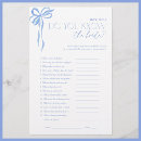 Search for bride shower games Typography