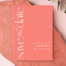 Search for coral wedding save the dates Modern