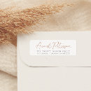 Search for return address template stickers Minimalist