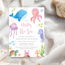 Search for nautical baby sprinkle invitations Under the sea
