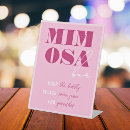 Search for mimosa bar signs Pink