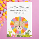 Search for lion valentines day cards Cute