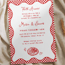 Search for italian dinner party invitations Red