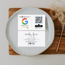 Search for google review business cards Scannable qr code
