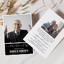 Search for modern memorial service invitations Elegant