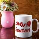 Search for to my sweetheart mugs Red
