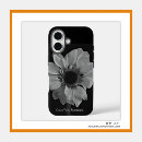 Search for black and white flowers iphone cases Elegant