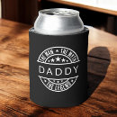 Search for fathers day can coolers Black and white