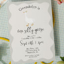 Search for goose invitations One year old