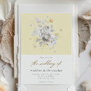 Search for white yellow wedding invitations Chic