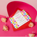 Search for multicolor hearts invitations Modern