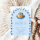 Search for cute brunch invitations Blue
