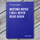 Search for funny meeting notebooks Typography