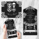 Search for till death do us part wedding invitations Skeleton