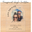 Search for clear save the dates Minimalist