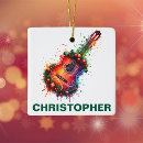 Search for guitarist christmas tree decorations Music teacher