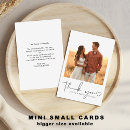 Search for mini thank you cards Budget