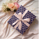Search for rose gold and navy blue wrapping paper Pattern