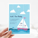 Search for sailing birthday invitations Cute