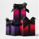 Search for purple and black wrapping paper For her