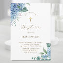 Search for watercolor hydrangea invitations Blue