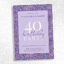 Search for elegant 40th birthday invitations Chic