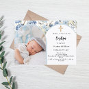 Search for blue flowers invitations Blue and white