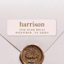 Search for elegant gold monogram return address labels Classic