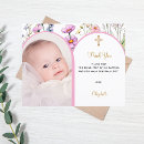 Search for girl baptism thank you cards Pink