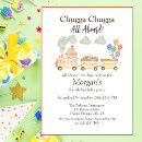 Search for express invitations Chugga chugga choo choo