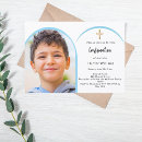 Search for blue confirmation invitations Elegant