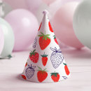 Search for birthday paper party hats Red