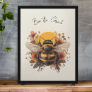 Search for vintage bee art Illustration