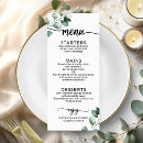 Search for greenery wedding menus Leaves