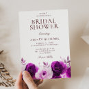 Search for amethyst bridal shower invitations Purple