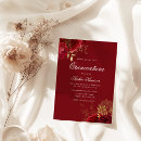 Search for red and gold quinceanera invitations 15th birthday