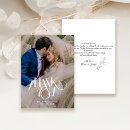 Search for love text cards Bride and groom