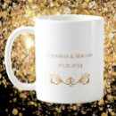 Search for diamond wedding anniversary mugs Gold