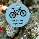 Search for cyclist christmas tree decorations Mountain biking