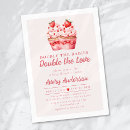 Search for double baby shower invitations Pink