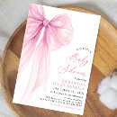 Search for baby pink invitations Bow