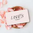 Search for hair extensions business cards Blush pink