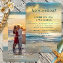 Search for beach wedding reception invitations Sunset