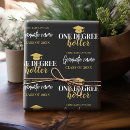 Search for black gold wrapping paper Graduation