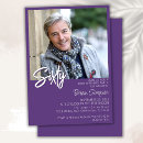 Search for purple 60th birthday invitations Simple